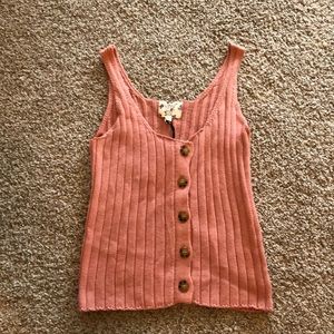 Sweater tank top